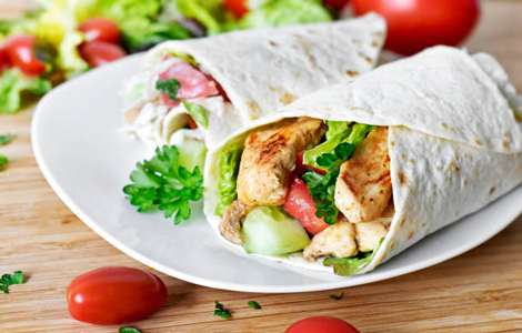 Erbil fish and chips takeaway Dalkeith  wrap
